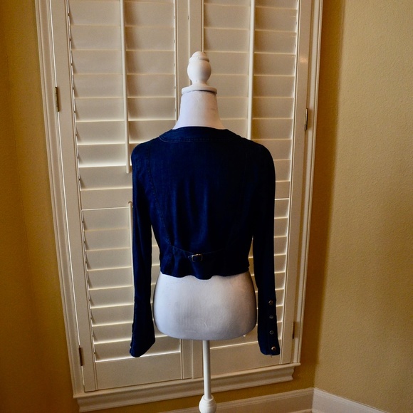 Free People Cropped Denim Jacket - Picture 4 of 10